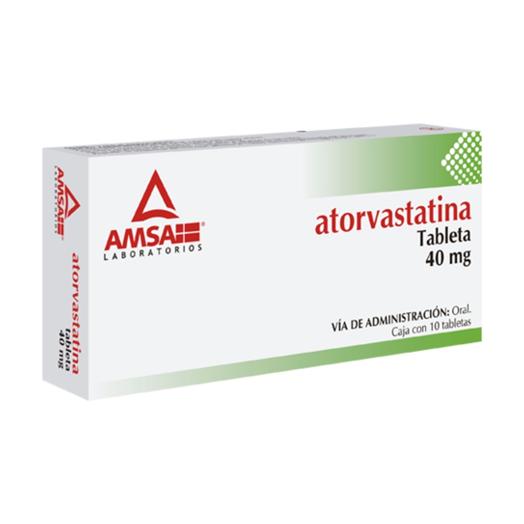 [1977] ATORVASTATINA 40 MG C/10 TAB LAB AMSA