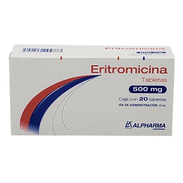 ERITROMICINA 500 MG C/20 TAB LAB ALPHARMA