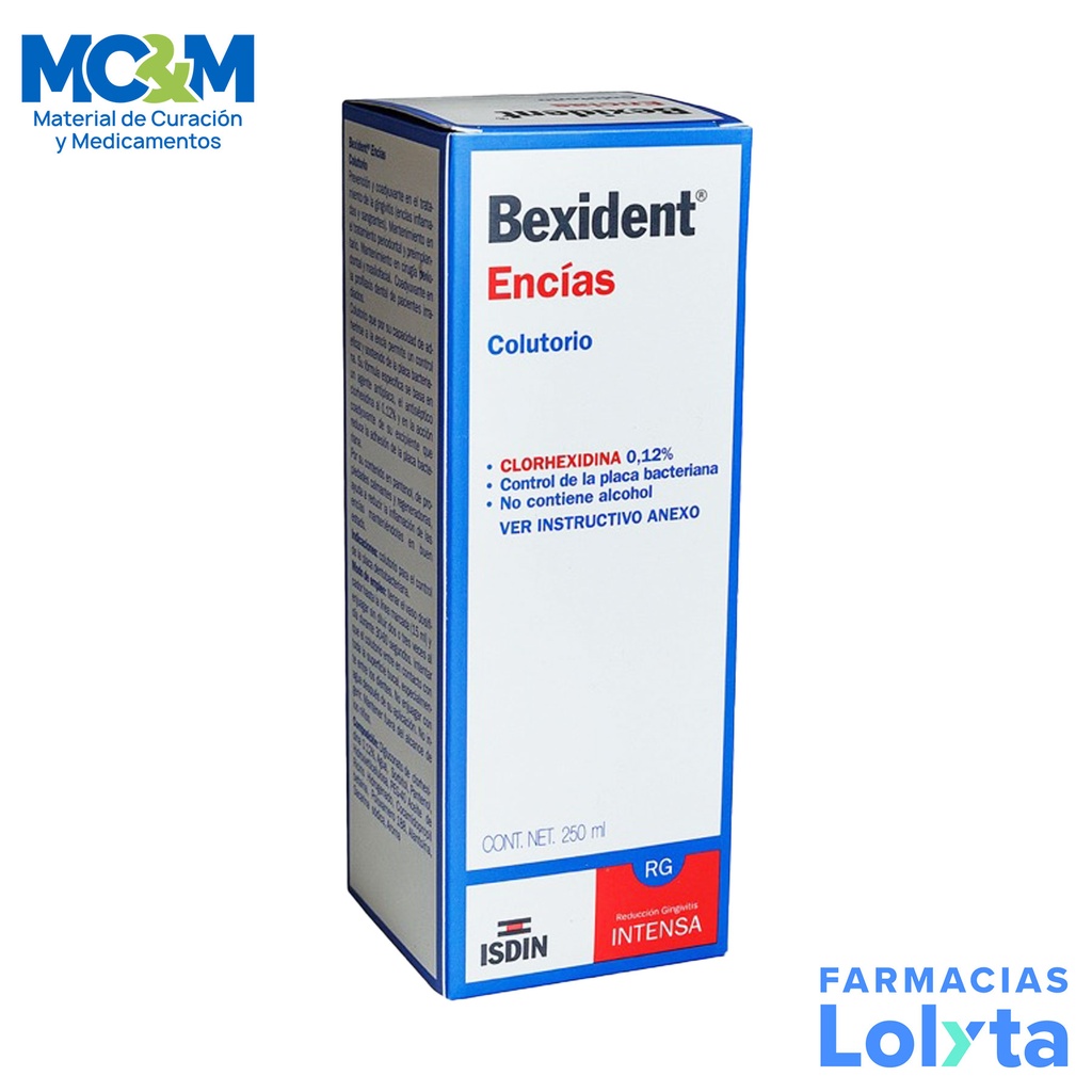 BEXIDENT ENJUAGUE ENCIAS COLUTORIO C/250 ML LAB ISDIN
