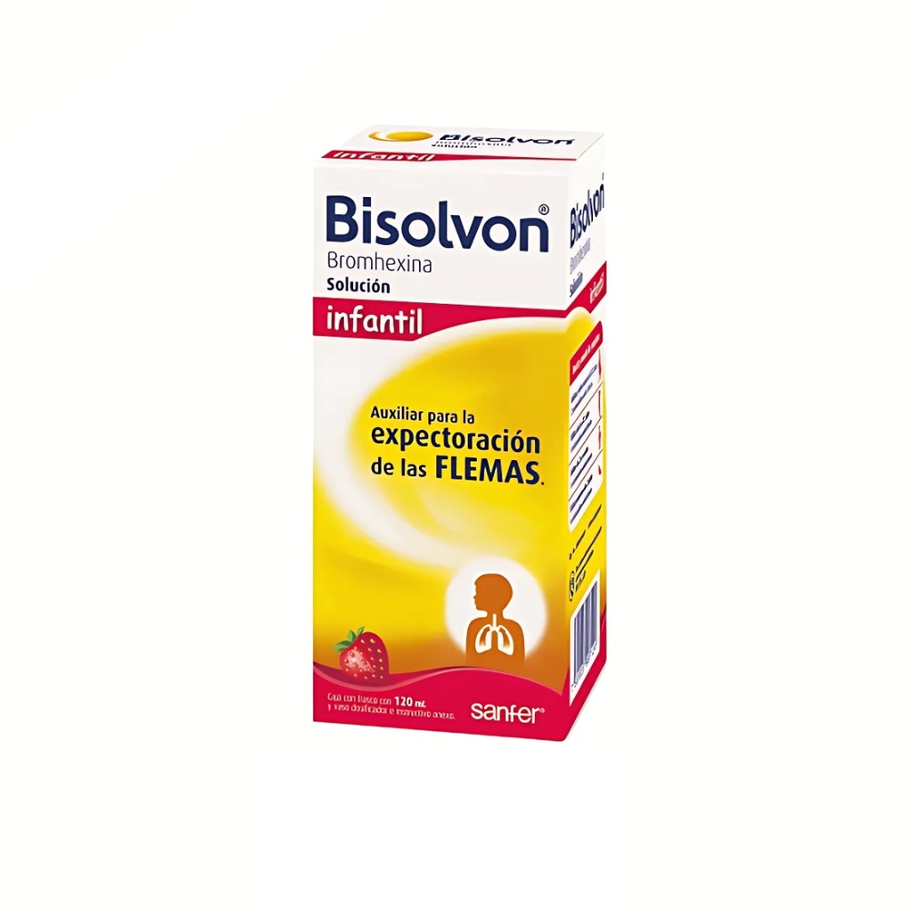 [2004] BISOLVON INFANTIL SOL ORAL 4 MG/5 ML C/120 ML SABOR FRESA BROMHEXINA LAB SANFER