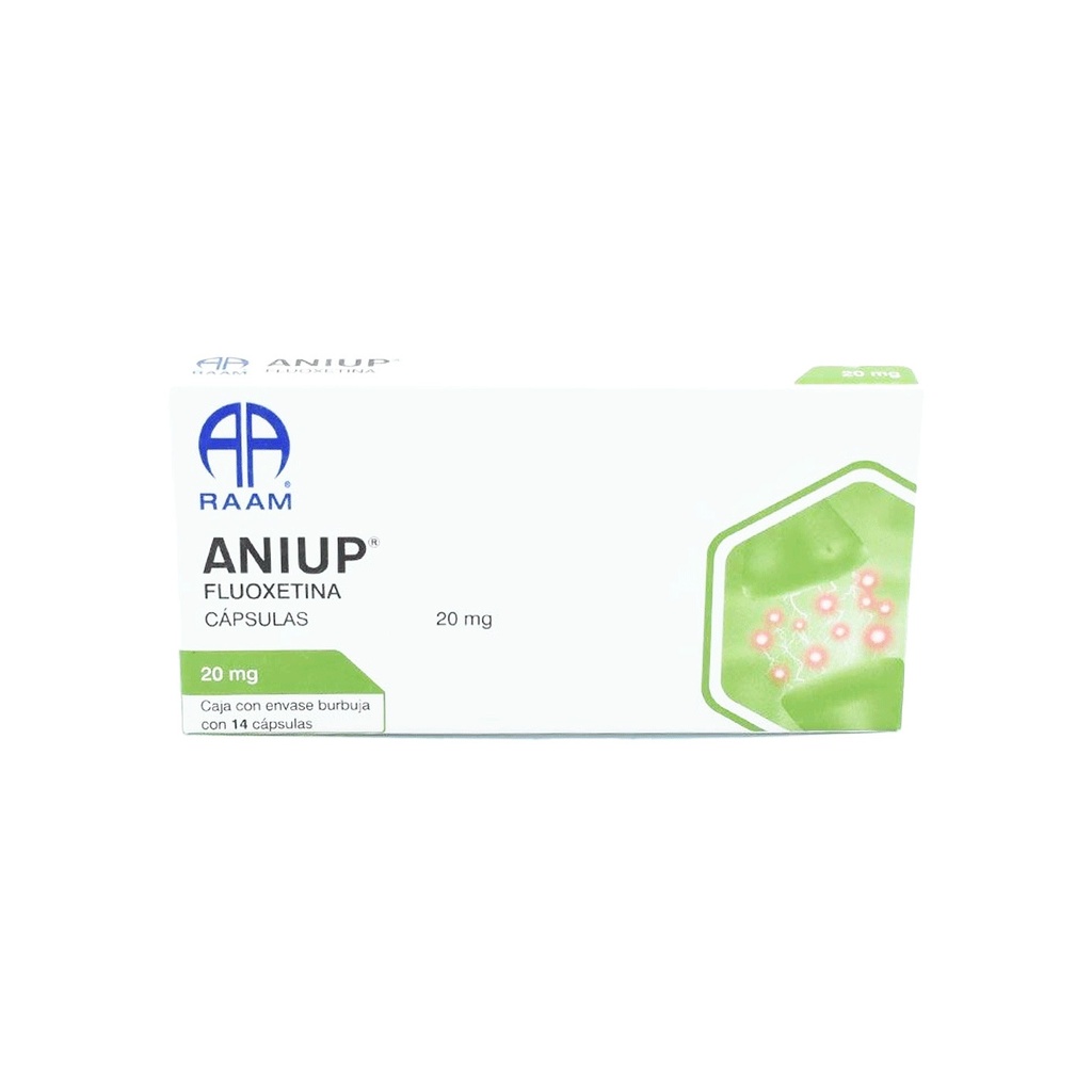 FLUOXETINA 20 MG C/14 CAP ANIUP LAB RAAM