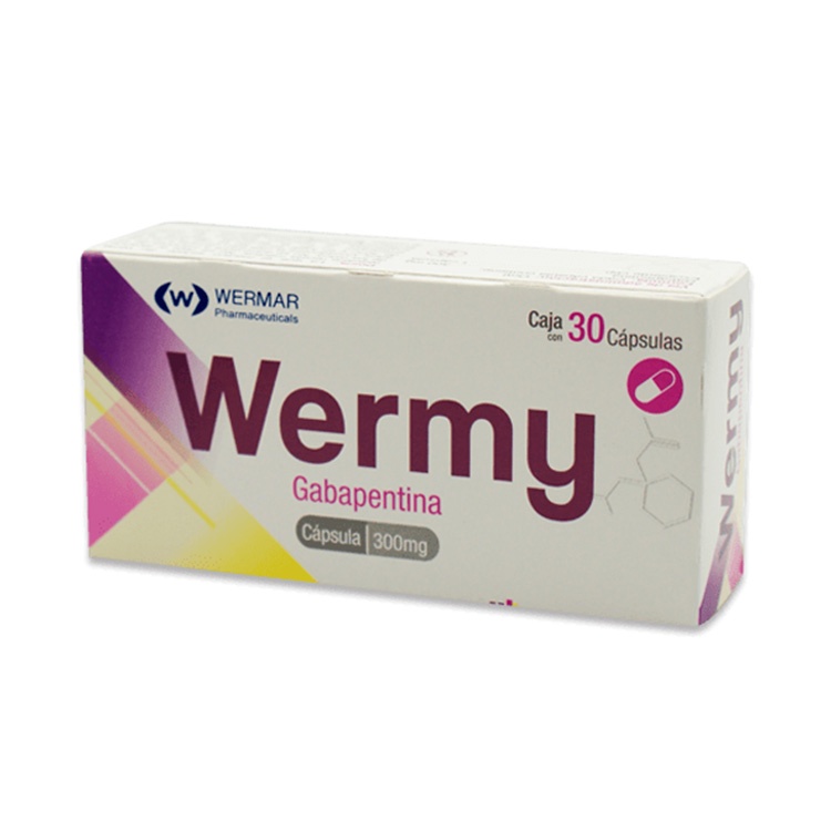 GABAPENTINA 300 MG C/30 CAP WERMY LAB WERMAR