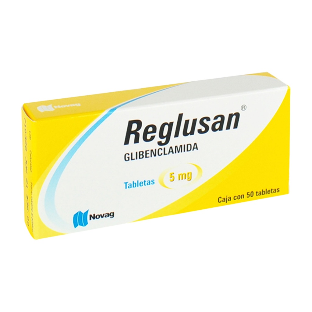 GLIBENCLAMIDA 5 MG C/50 TAB REGLUSAN LAB NOVAG