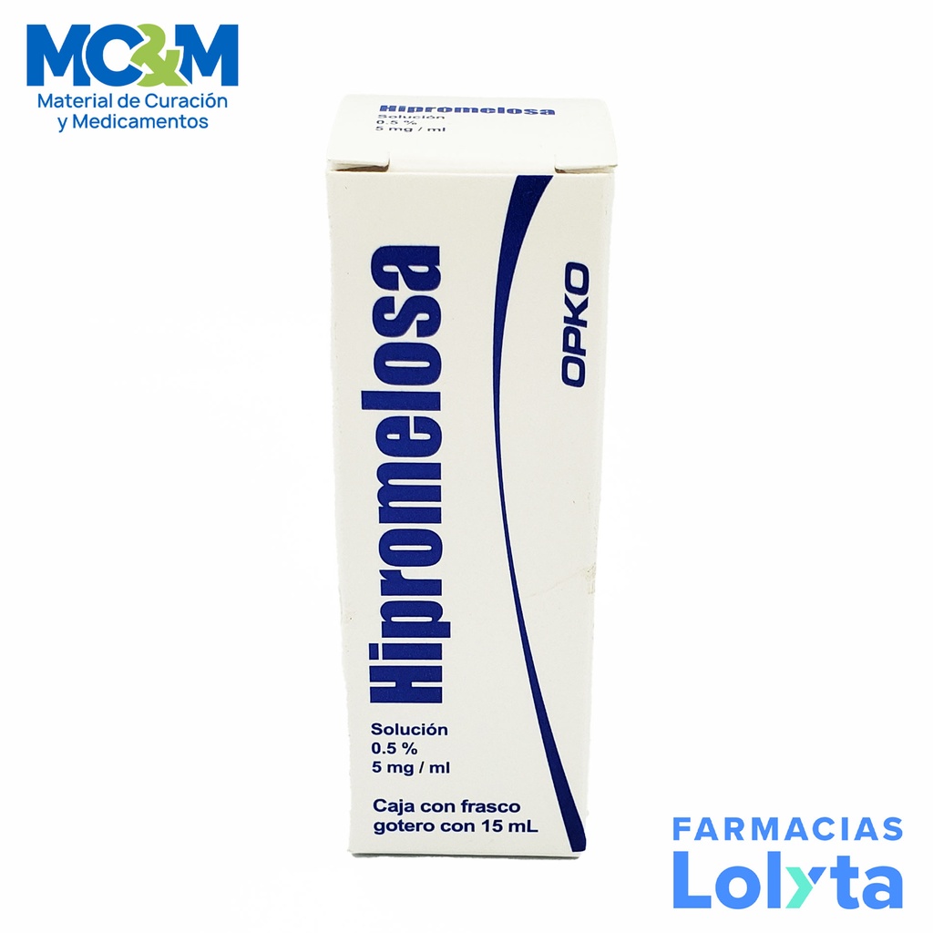 HIPROMELOSA 5 MG SOL OFTALMICA 15 ML OPKO