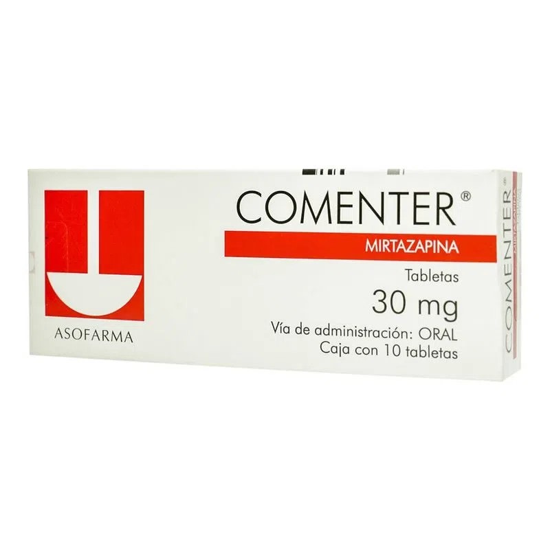 COMENTER 30 MG C/10 TAB MIRTAZAPINA LAB ASOFARMA