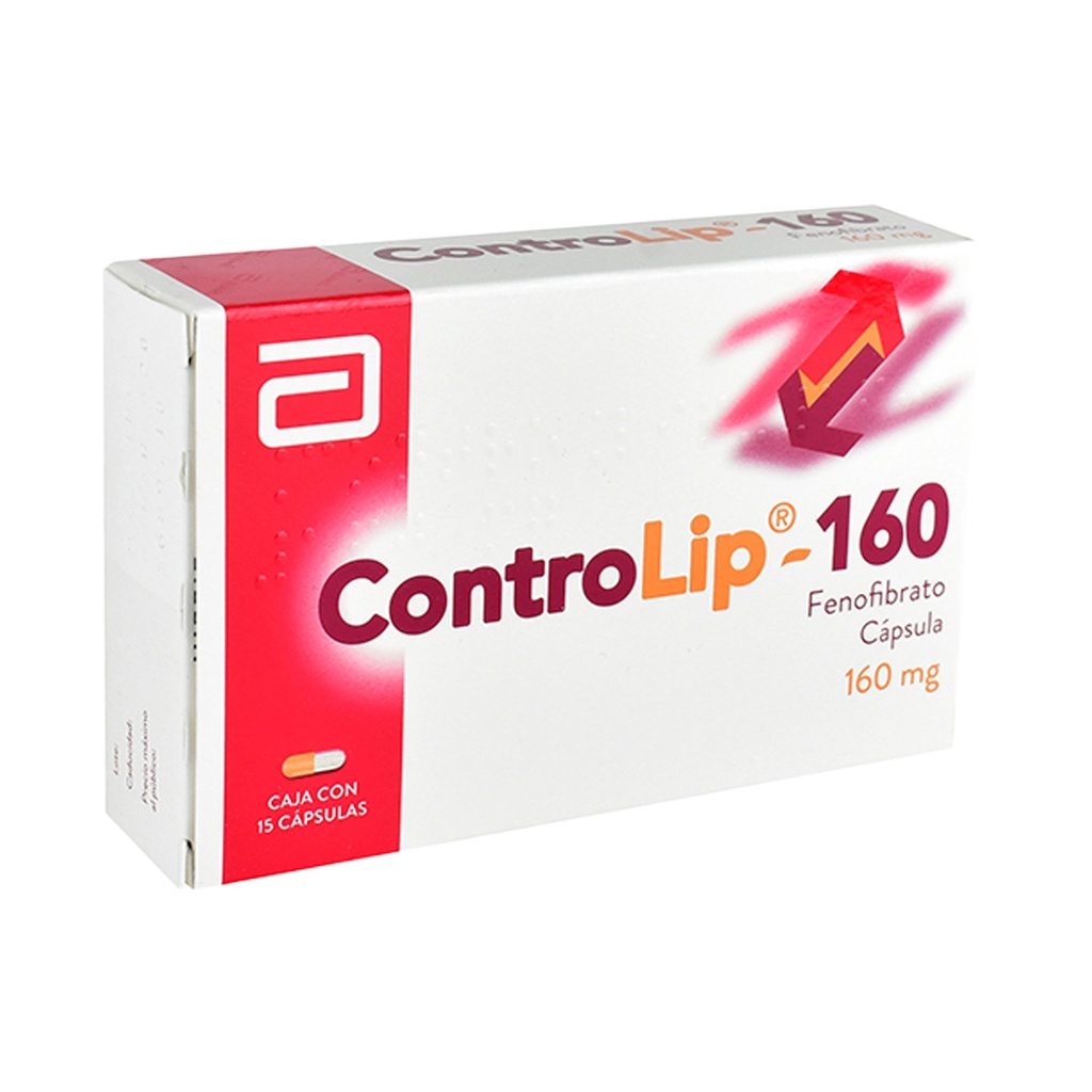 CONTROLIP 160MG C/15 CAPSULAS FENOFIBRATO LAB ABBOTT