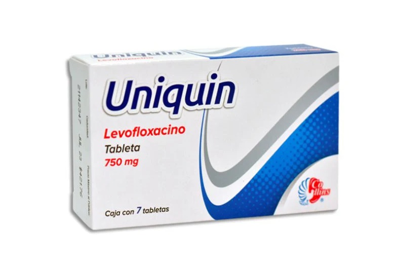 LEVOFLOXACINO 750 MG C/7 TAB UNIQUIN LAB COLLINS