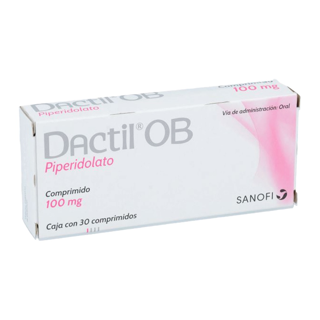 DACTIL OB 100 MG C/30 COMPRIMIDOS PIPERIDOLATO