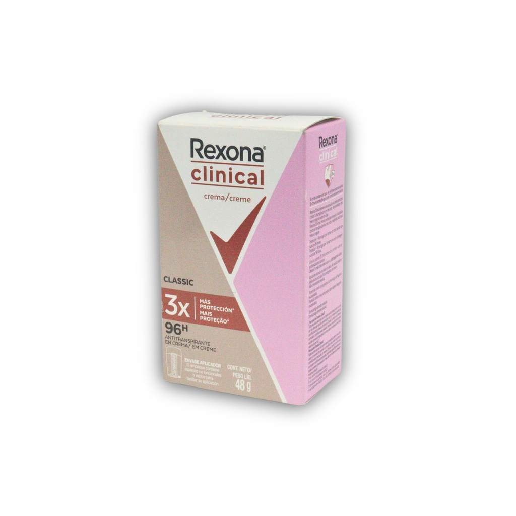 DESODORANTE REXONA MUJER CLINICAL CLASSIC C/46 G UNILEVER