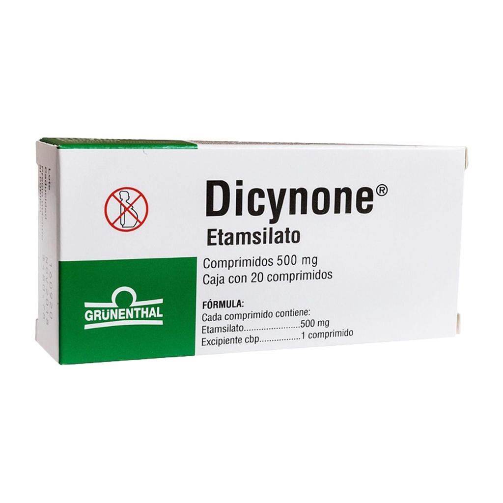 DICYNONE 500 MG C/20 TAB ETAMSILATO LAB GRUNENTHAL