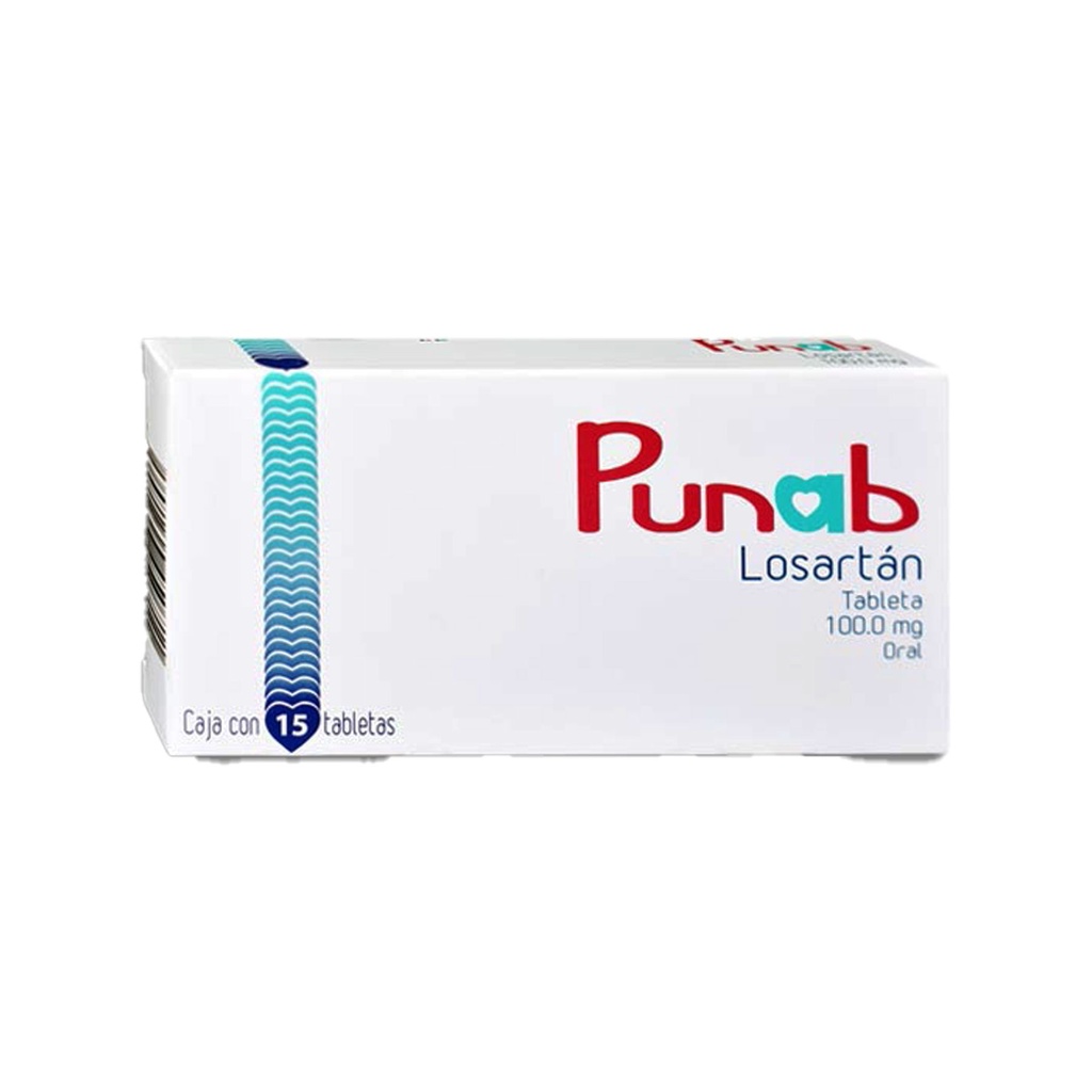 LOSARTAN 100 MG C/15 TAB PUNAB LAB WERMAR