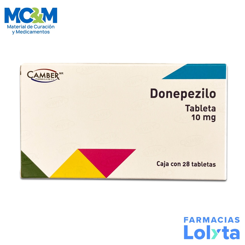 DONEPEZILO 10 MG C/28 TAB LAB CAMBER PHARMA