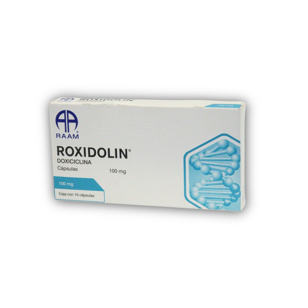 DOXICICLINA 100 MG C/10 CAP ROXIDOLIN LAB RAAM