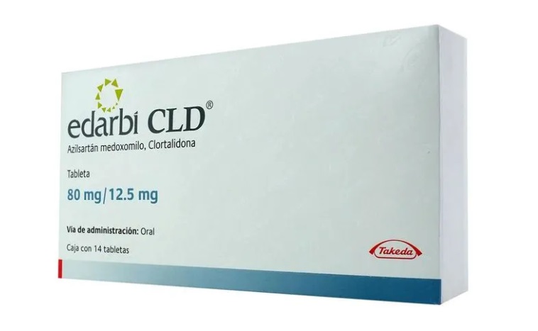 EDARBI CLD 80/12.5 MG C/14 TAB AZILSARTAN MEDOXOMILO CLORTALIDONA LAB TAKEDA