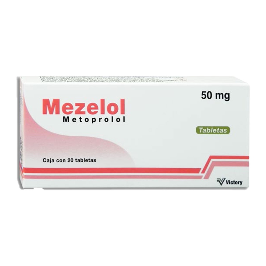 METOPROLOL 50 MG C/20 TAB MEZELOL LAB VICTORY