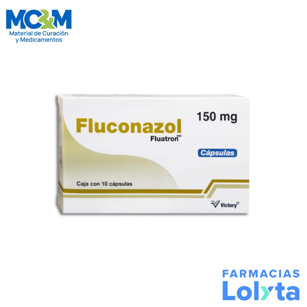 FLUCONAZOL 150 MG C/10 CAP FLUATRON LAB VICTORY
