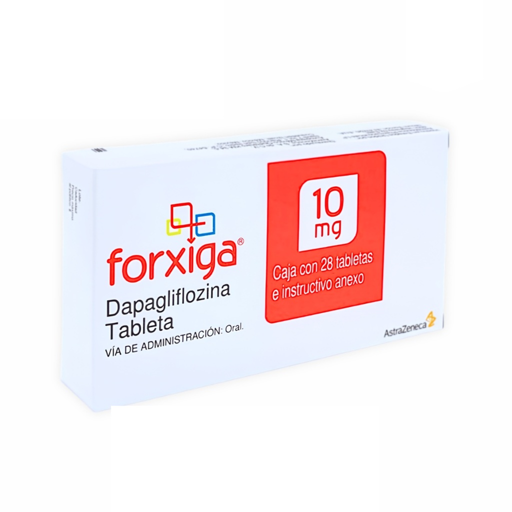 FORXIGA 10 MG C/28 TAB DAPAGLIFLOZINA LAB AZTRAZENECA