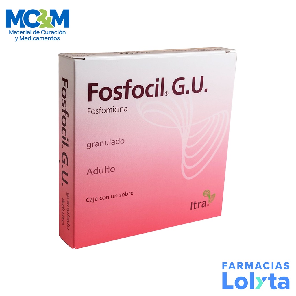 FOSFOCIL GU 3G C/1 SOBRE GRANULADO FOSFOMICINA LAB ITRA