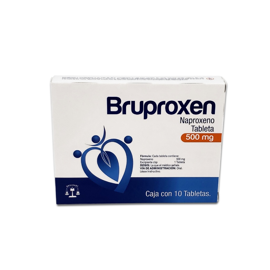 NAPROXENO 500 MG C/10 TAB BRUPROXEN LAB BRULUART