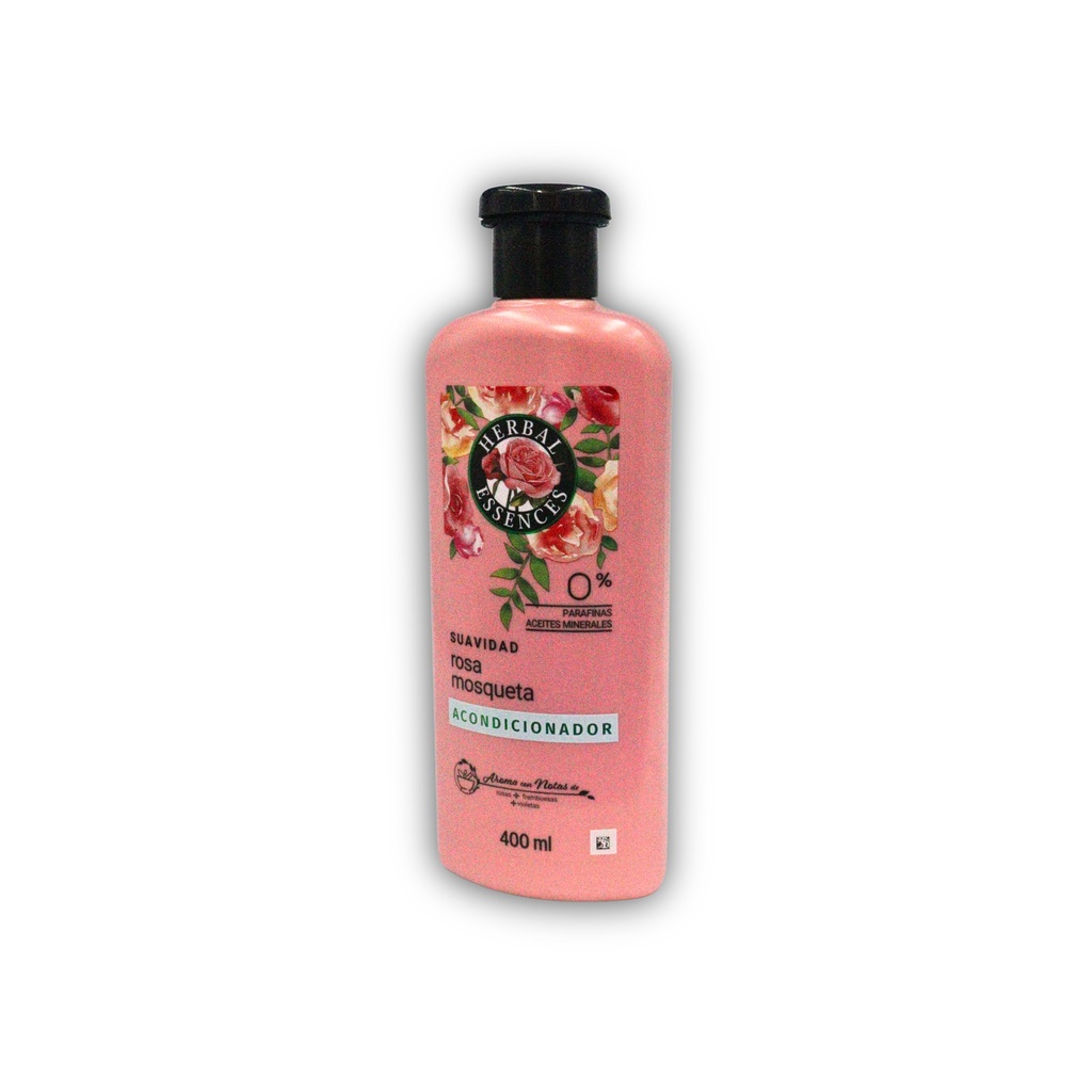 ACONDICIONADOR HERBAL ESSENCES SUAVIDAD ROSA MOSQUETA C/400 ML LAB P&G