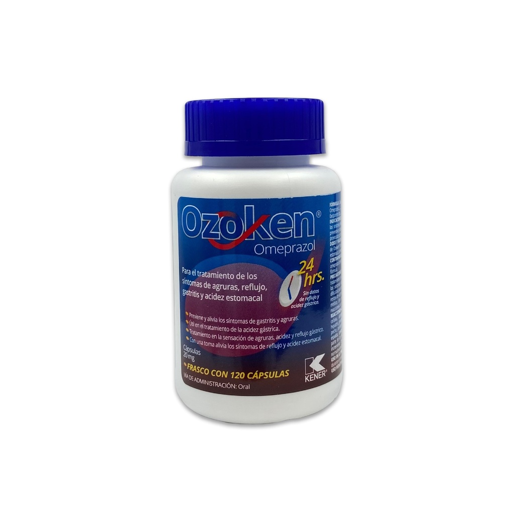 OMEPRAZOL 20MG C/120 CAP OZOKEN LAB KENER