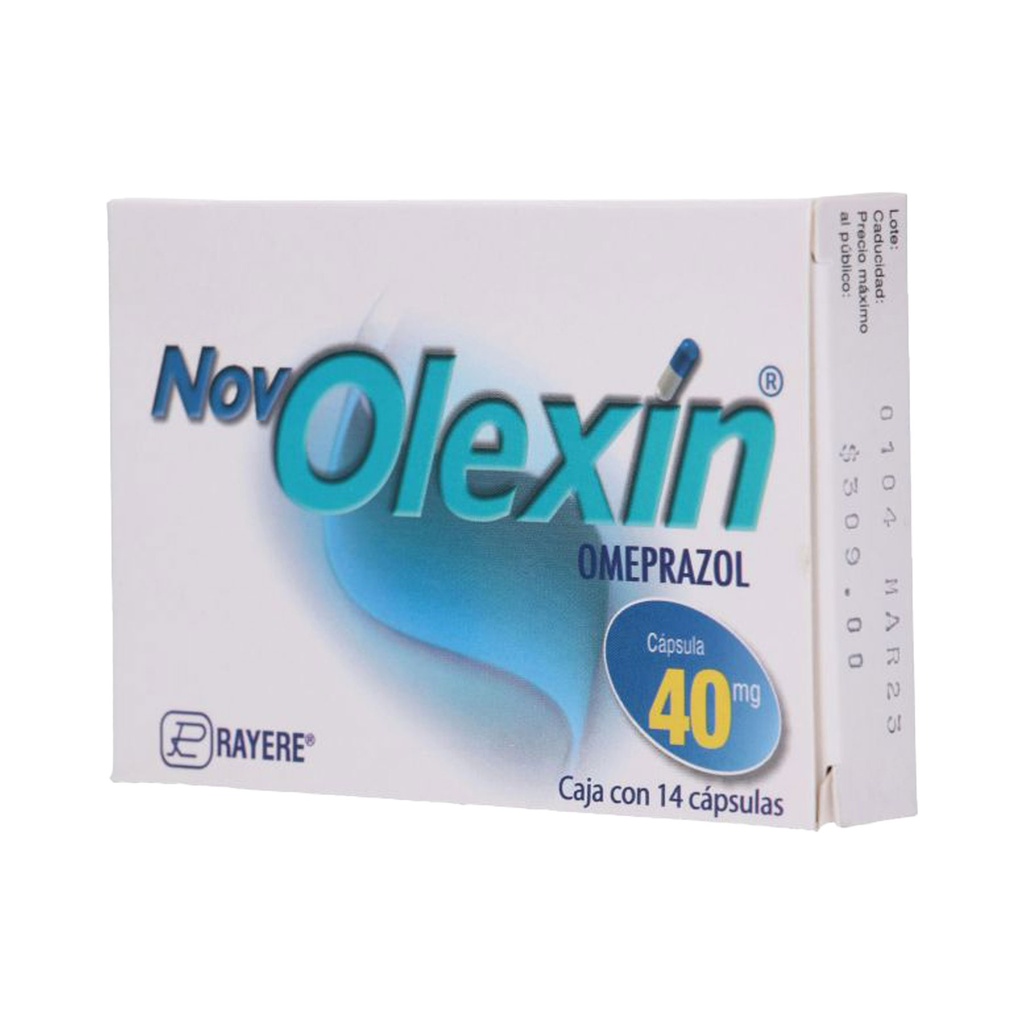 OMEPRAZOL 40MG C/14 CAP NOVOLEXIN LAB RAYERE