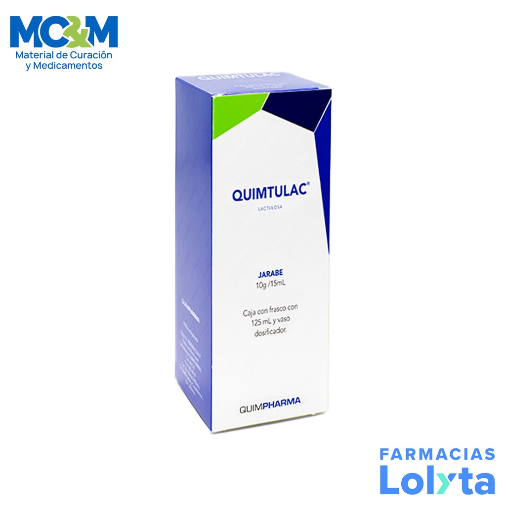 LACTULOSA 66.66 G JARABE C/125 ML QUIMTULAC LAB QUIMPHARMA