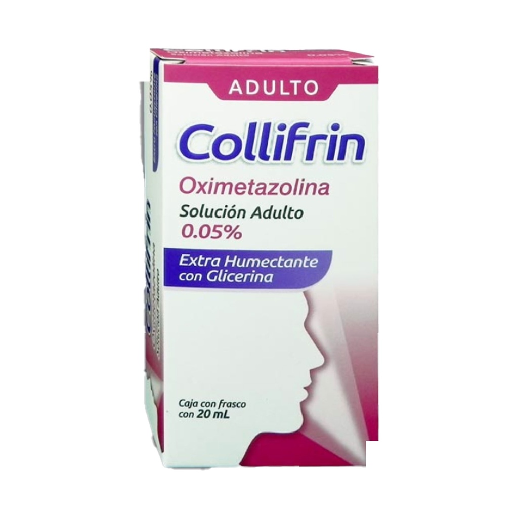 OXIMETAZOLINA SOL NASAL 0.05% C/20 ML COLLIFRIN ADULTO LAB COLLINS
