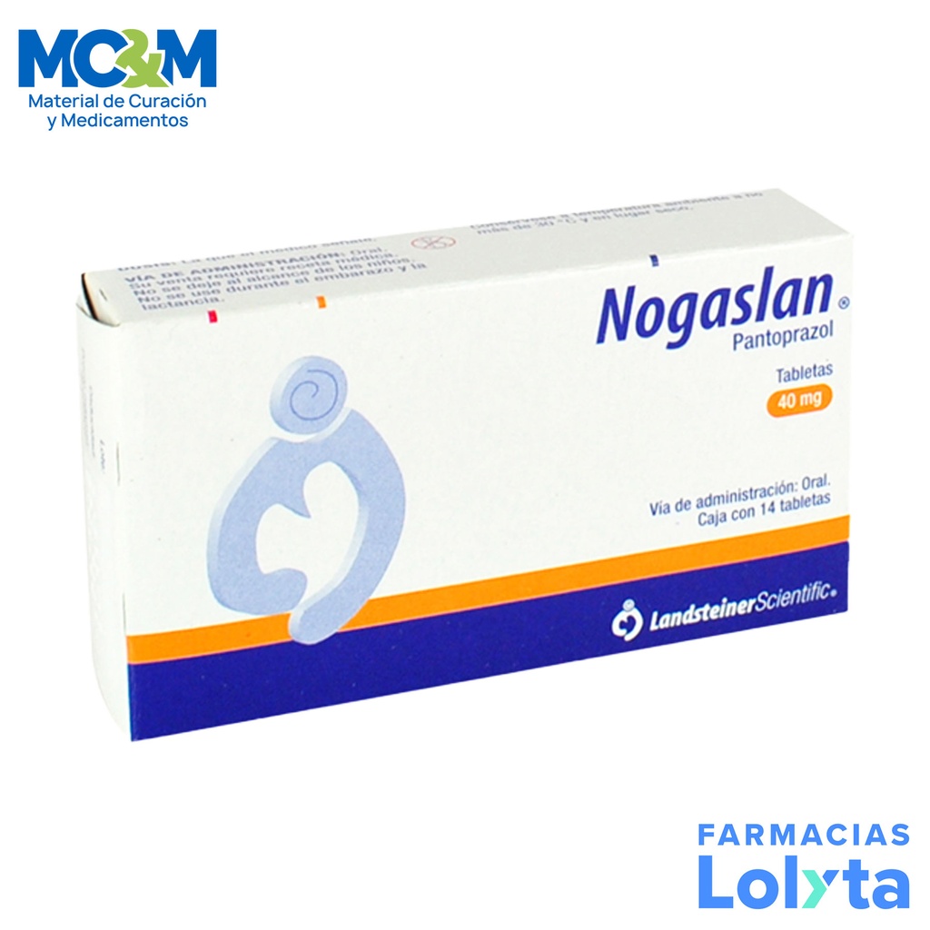 PANTOPRAZOL 40 MG C/14 TAB NOGASLAN