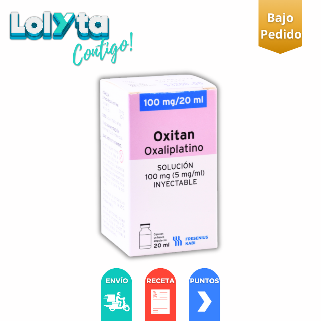 OXALIPLATINO SOL INY 100 MG/20 ML OXITAN LAB FRESENIUS