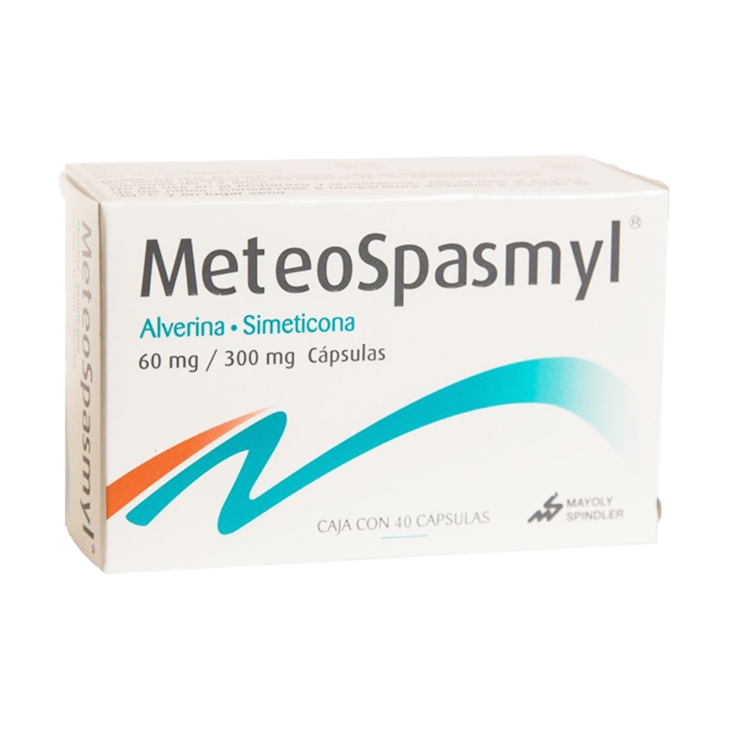 METEOSPASMYL 60/300 MG C/40 CAP ALVERINA SIMETICONA LAB MAYOLY