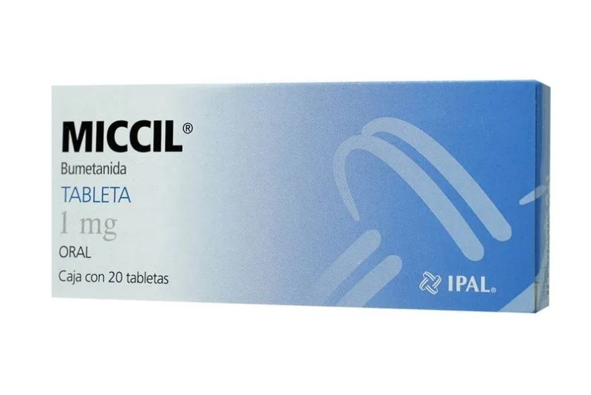 MICCIL 1 MG C/20 TAB BUMETANIDA LAB IPAL