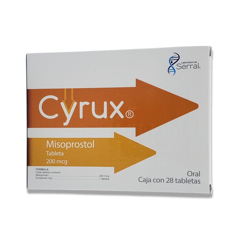 MISOPROSTOL 200 MCG C/28 TAB CYRUX LAB SERRAL