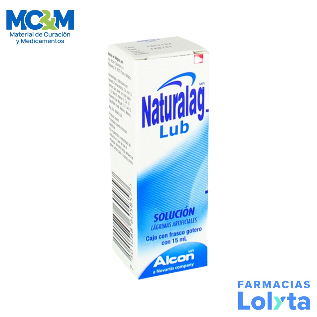 NATURALAG LUB SOL 15 ML LAGRIMAS ARTIFICIALES LAB ALCON