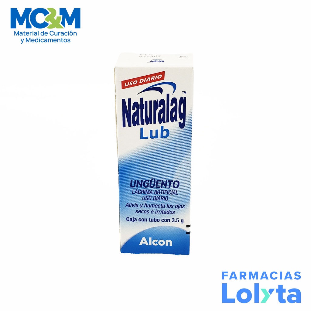 NATURALAG LUB UNGUENTO 3.5 G LAGRIMA ARTIFICIAL LAB ALCON