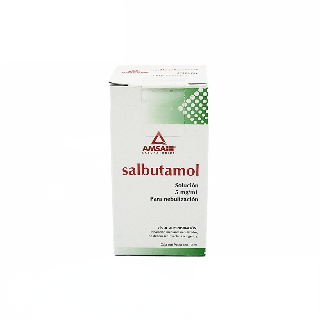 SALBUTAMOL SOL P/NEBULIZAR 5 MG/ML C/10 ML LAB AMSA