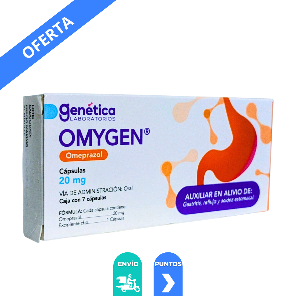 [2343] OMEPRAZOL 20 MG C/7 CAP OMYGEN LAB GENETICA