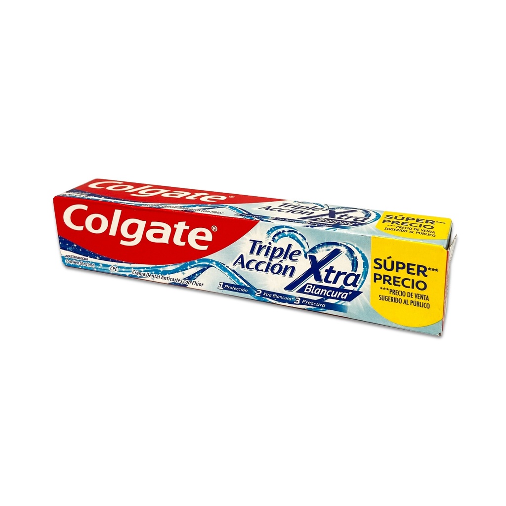 [1546] PASTA DENTAL TRIPLE ACCION XTRA BLANCURA 50 ML COLGATE