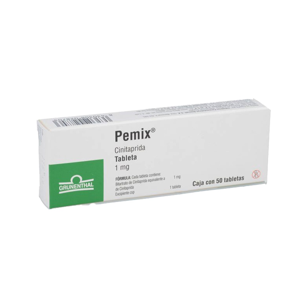 PEMIX 1MG C/50 TAB CINITAPRIDA GRUNENTHAL