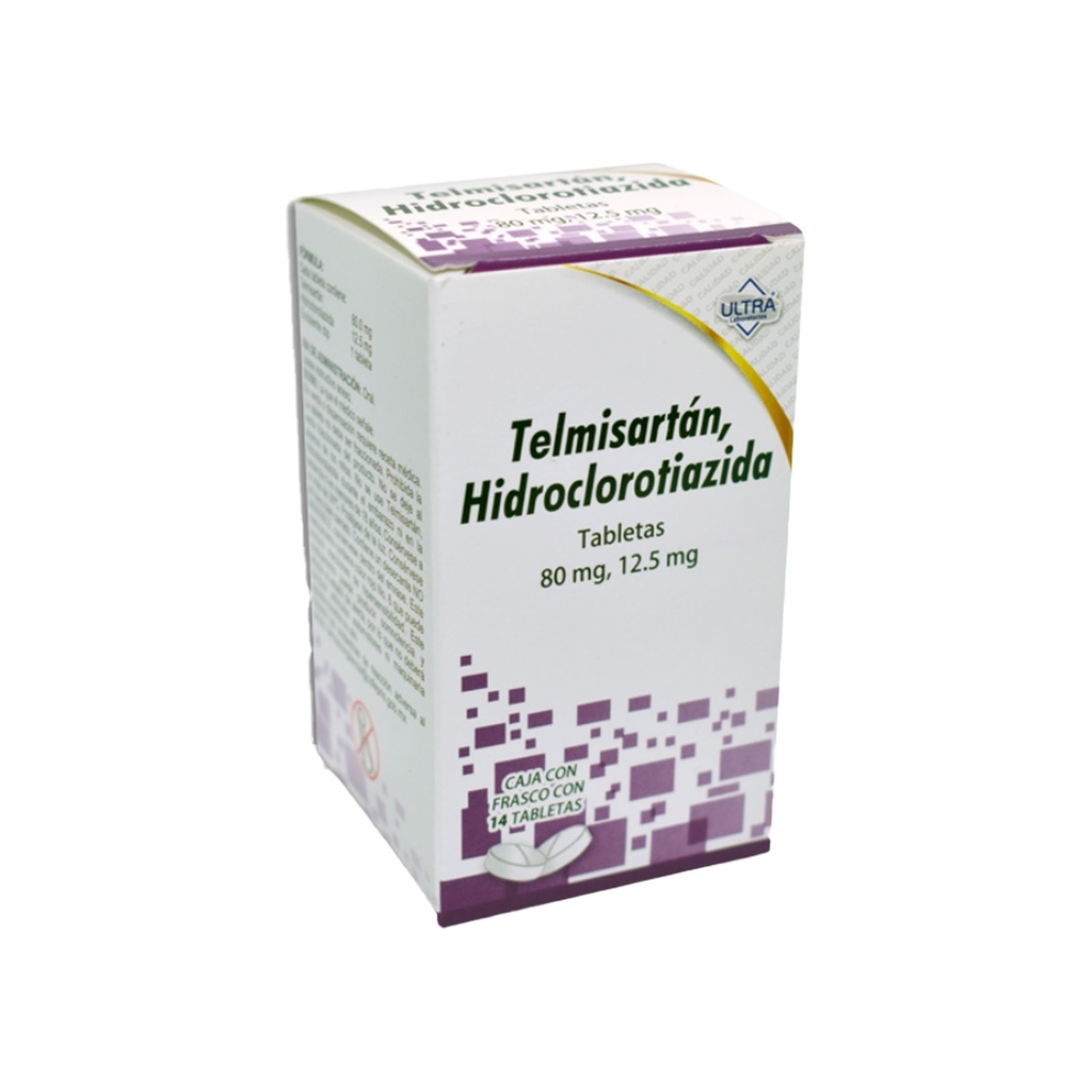 [2371] TELMISARTAN HIDROCLOROTIAZIDA 80/12.5 MG C/14 TAB LAB ULTRA