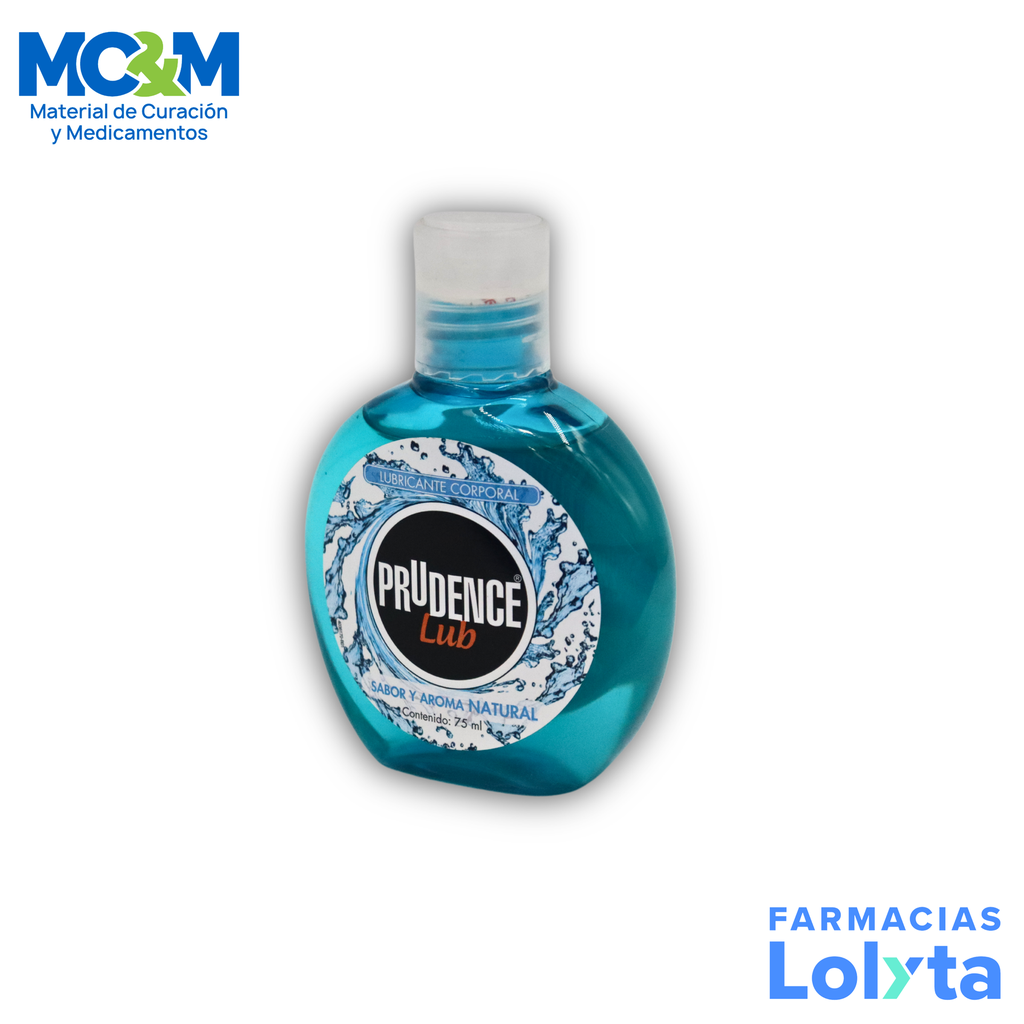 [2403] PRUDENCE LUB 75 ML SABOR Y AROMA NATURAL LUBRICANTE INTIMO LAB DKT