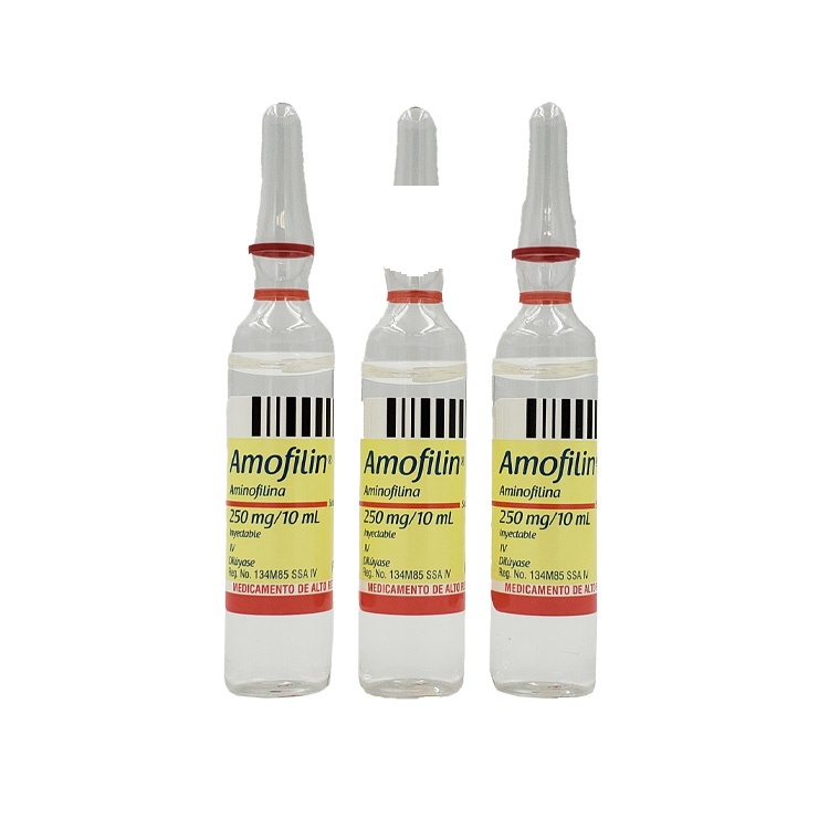 [2420] AMINOFILINA SOL INY 250 MG AMOFILIN LAB PISA