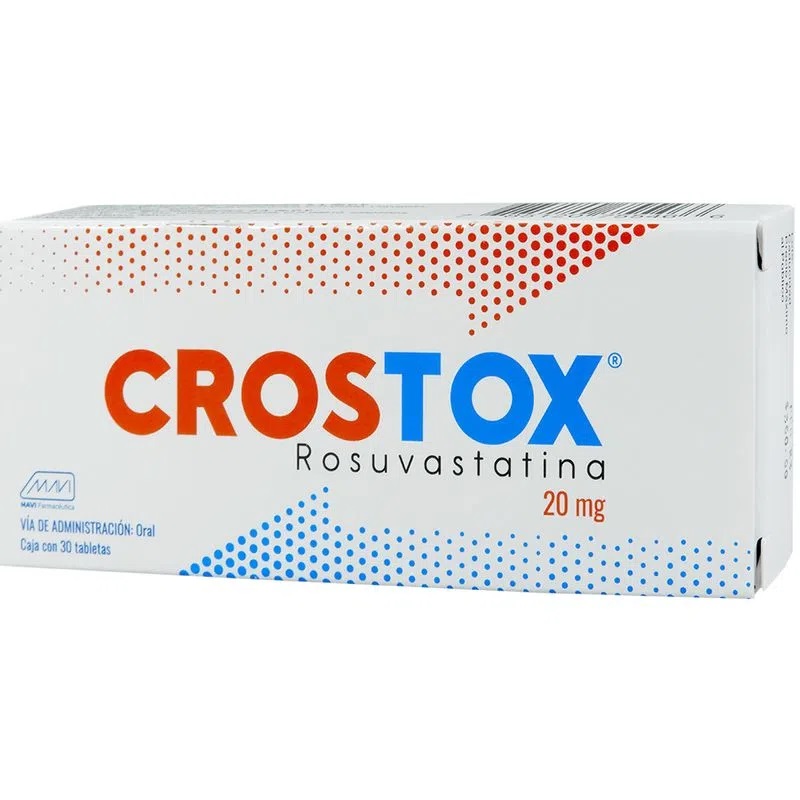 ROSUVASTATINA 20 MG C/30 TAB CROSTOX LAB MAVI