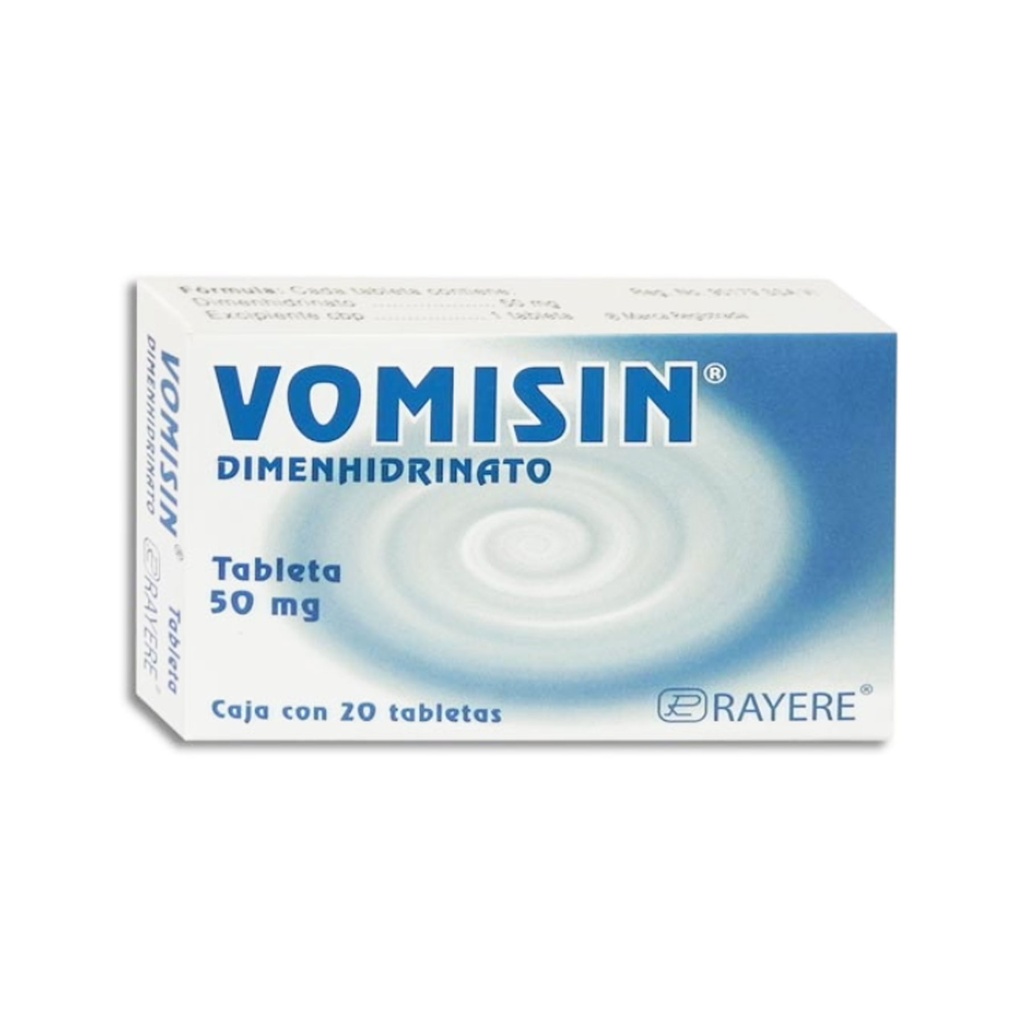 DIMENHIDRINATO 50 MG C/20 TAB VOMISIN LAB RAYERE
