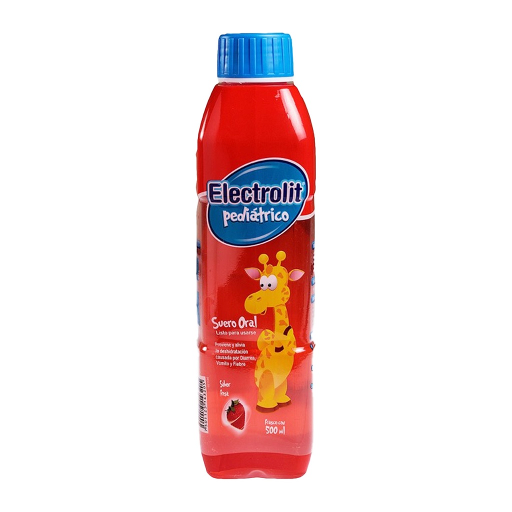 ELECTROLIT PEDIATRICO SUERO ORAL 500 ML FRESA PISA