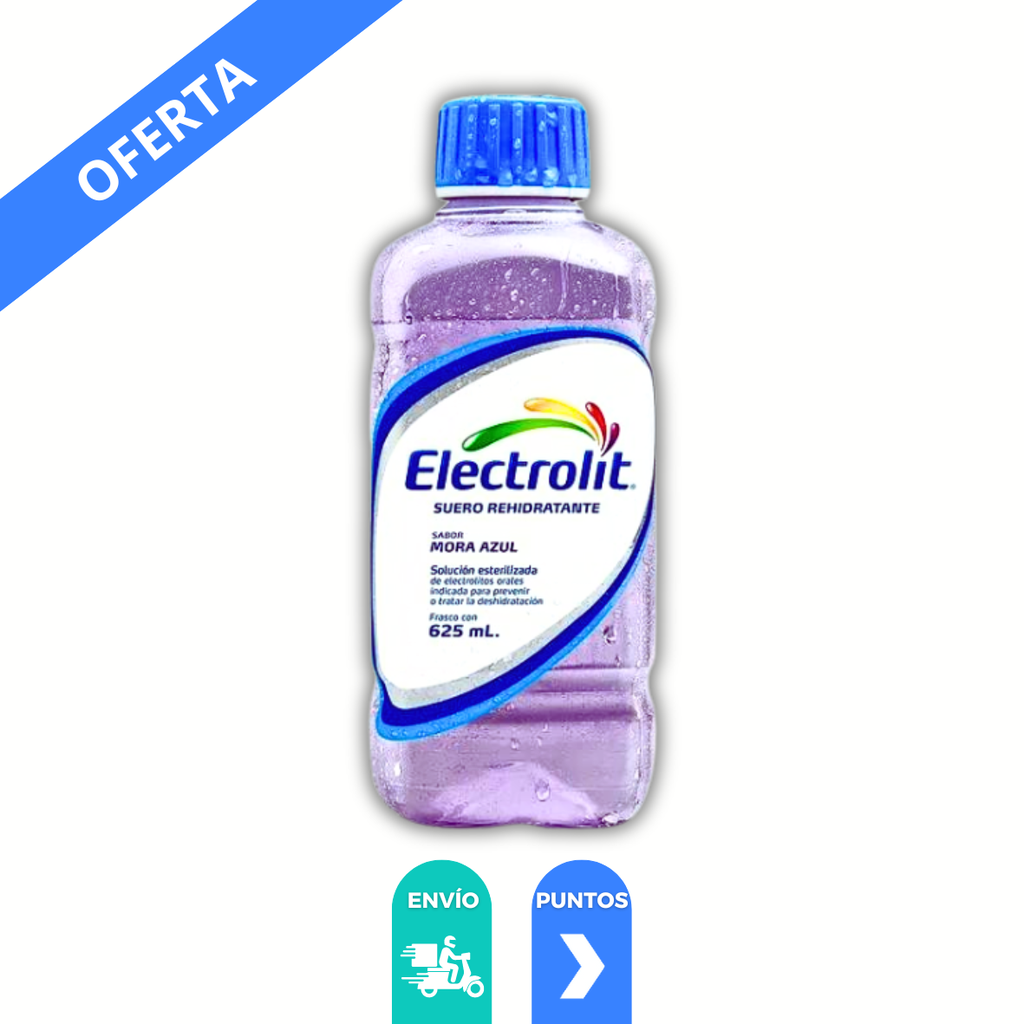 ELECTROLIT SUERO ORAL MORA AZUL 625 ML PISA