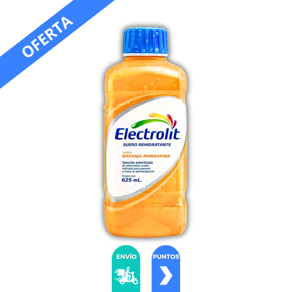 ELECTROLIT SUERO ORAL NARANJA-MANDARINA 625 ML LAB PISA