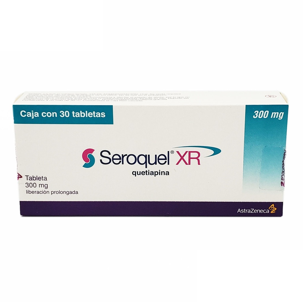 [2449] SEROQUEL XR 300MG C/30 TB QUETIAPINA LAB ASTRAZENECA