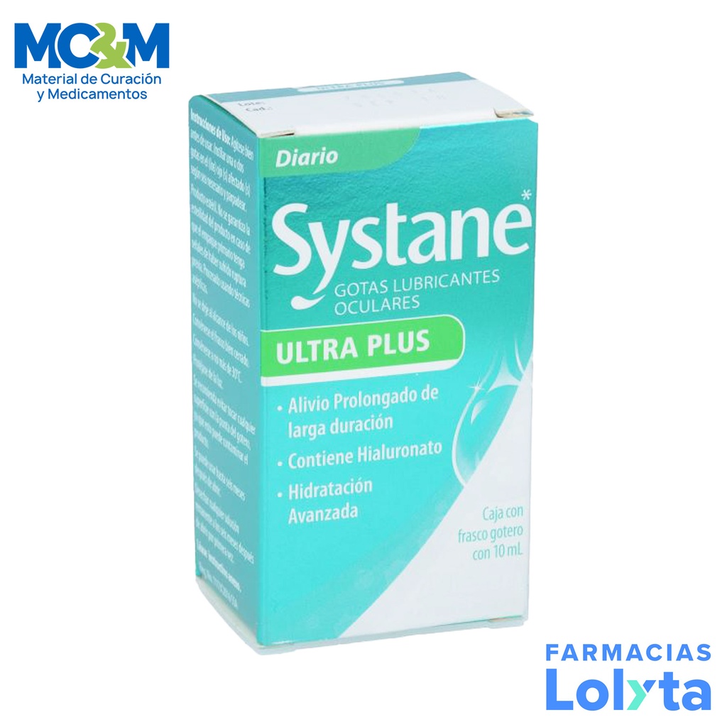 SYSTANE ULTRA PLUS SOL GOTAS C/10 ML LUBRICANTES OCULARES LAB ALCON