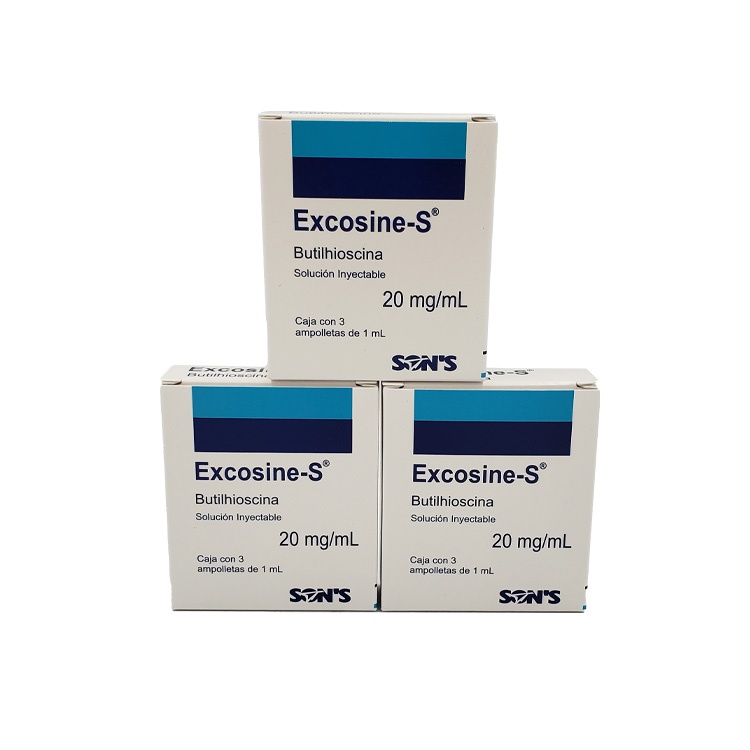 [2517] BUTILHIOSCINA SOL INY 20MG/ML C/3 AMP EXCOSINE-S LAB SONS